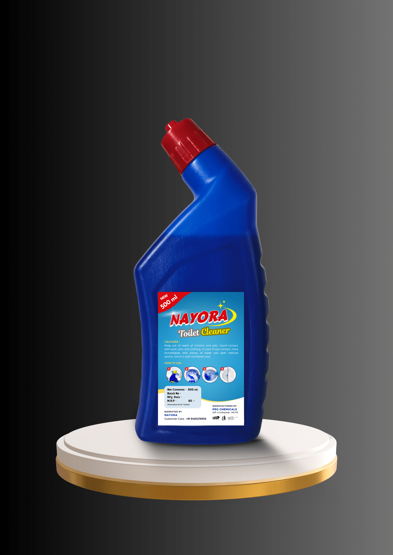 Toilet Cleaner - 500 ml | Disinfectant Toilet Cleaner Liquid | Suitable for Toilet Bowls - Image 2