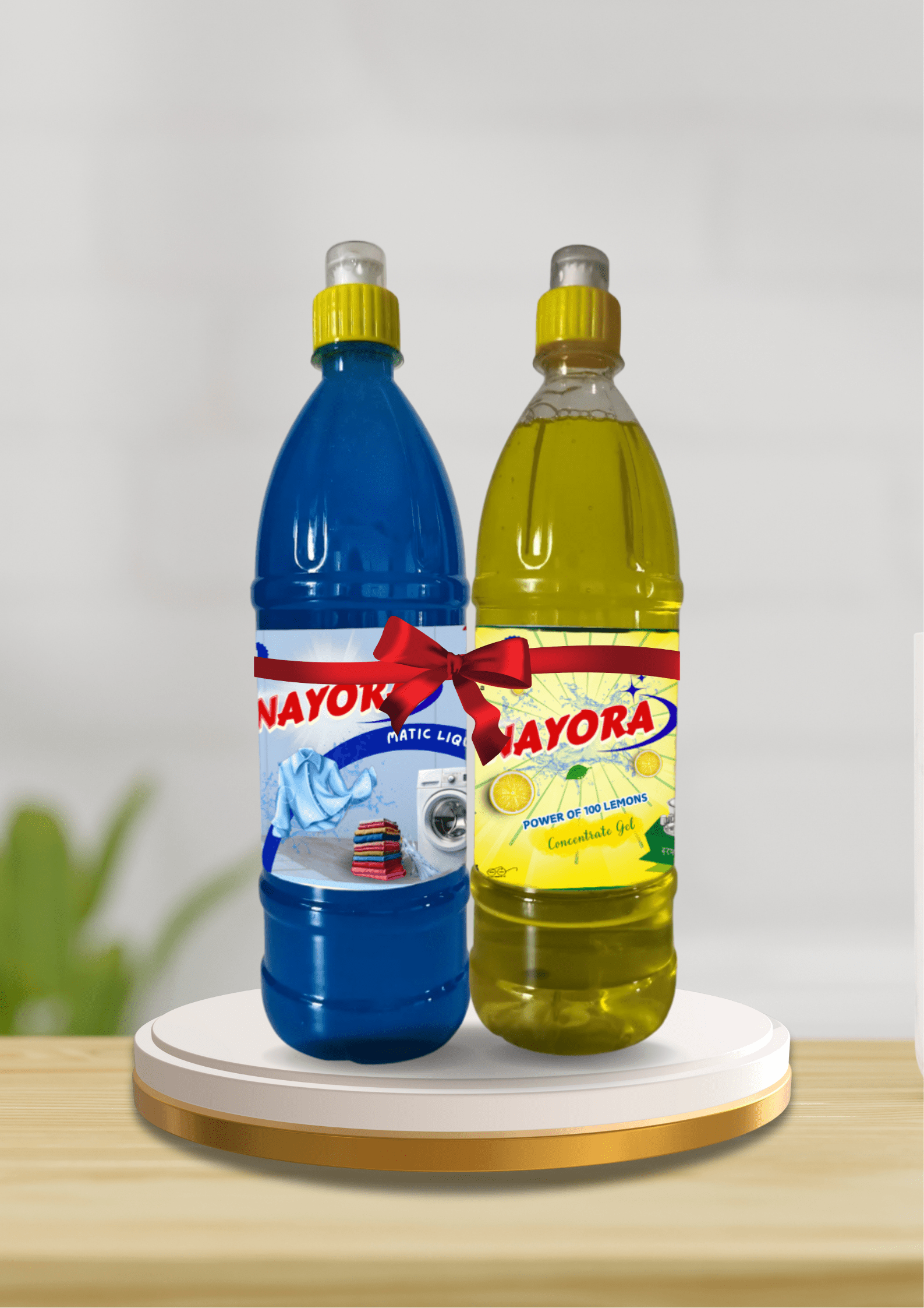 Matic Liquid & Dishwash Liquid Combo Pack (1 Litre Each) | Pack of 2 | Faster Stain Removal